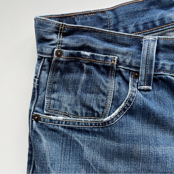 Levi's Men's Flap Pocket 514 Slim Straight Medium Blue Jeans 34 x 30 - Picture 5 of 13